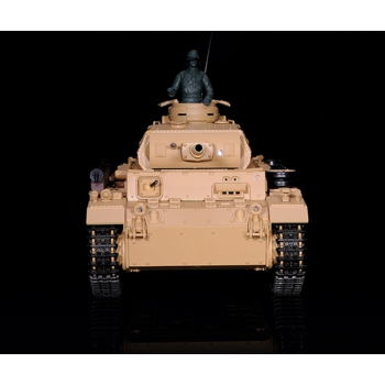 Ferngesteuerter Panzer ASG/IR/Sound/Rauch 1:16 Deutschland Tauch Panzer III Ausf.H RTR 2,4Ghz - Heng Long 3849-1U (S)